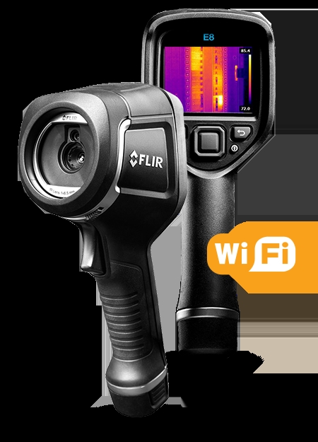 FLIR E8-XT 采用MSX?技術且具有Wi-Fi功能的紅外熱像儀